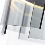 Stratos Chandelier, 1-Light, LED, Black, Transparent Glass, 30.75"W (700STR30KB-LED927 70E7HTX)