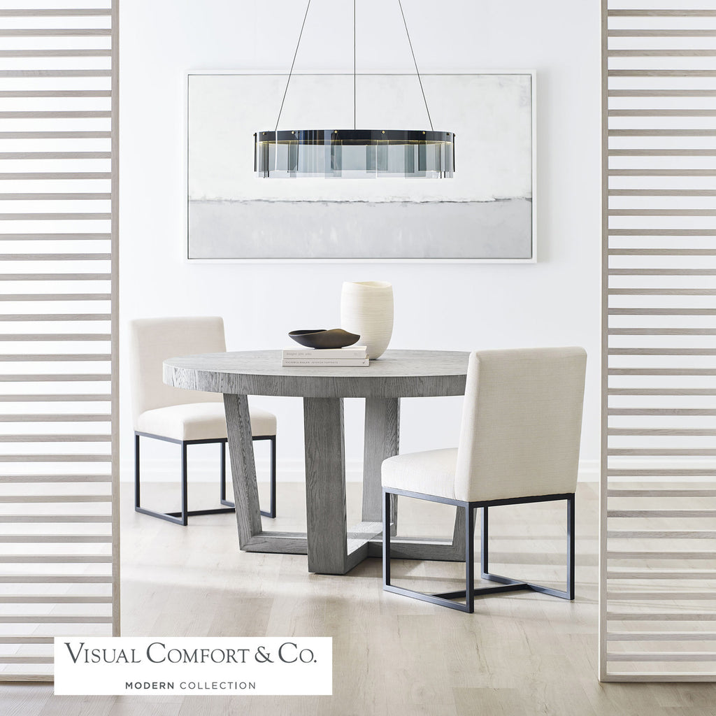 Stratos Chandelier, 1-Light, LED, Black, Transparent Glass, 30.75"W (700STR30KB-LED927 70E7HTX)