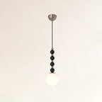 Vertical Walnut Balls Pendant Lamp