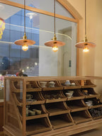 Walnut Conical Pendant Light