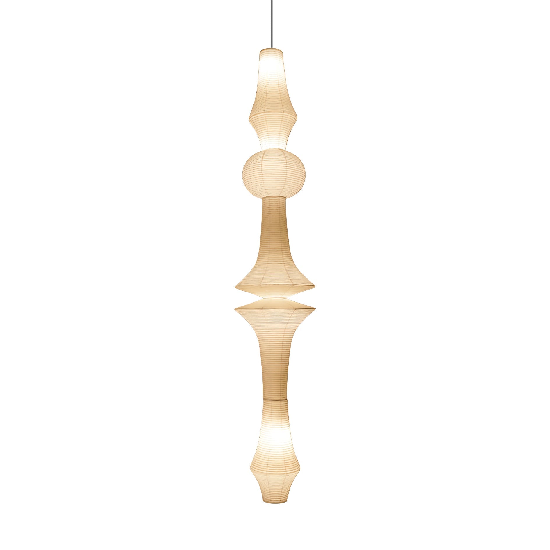 Washi Paper E Pendant Light