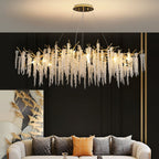 Wisteria Flower Crystal Chandelier