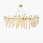 Wisteria Flower Crystal Chandelier