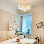 Wisteria Flower Crystal Chandelier