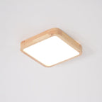 Wooden Geometric Ceiling Light