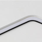 24'' Square Modern Flush Mount Lighting LED Dimmable Ceiling Lights with Edge