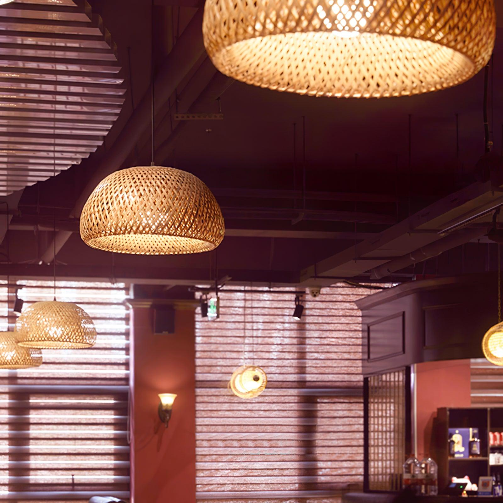 Zenith Bamboo Pendant Light