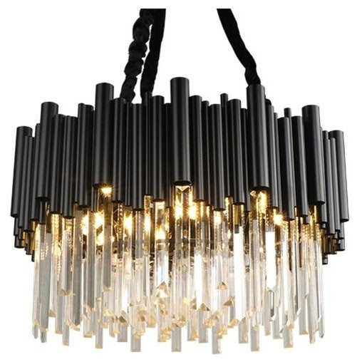 Vigo Crystal Chandelier, Diameter 32"By MORSALE
