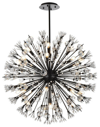 Elegant Lighting 2500D38 Vera 24 Light 38"W Crystal Sputnik - GoldBy Elegant Furniture & Lighting