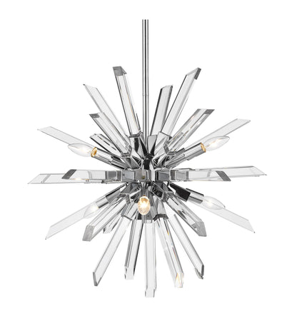 Z-Lite 4003-6 Burst 6 Light 25"W Crystal Sputnik Chandelier - ChromeBy Z-LIte