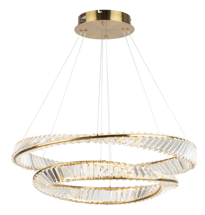 Stella LED Chandelier - 65W - Brushed BrassBy ARTCRAFT Lighting