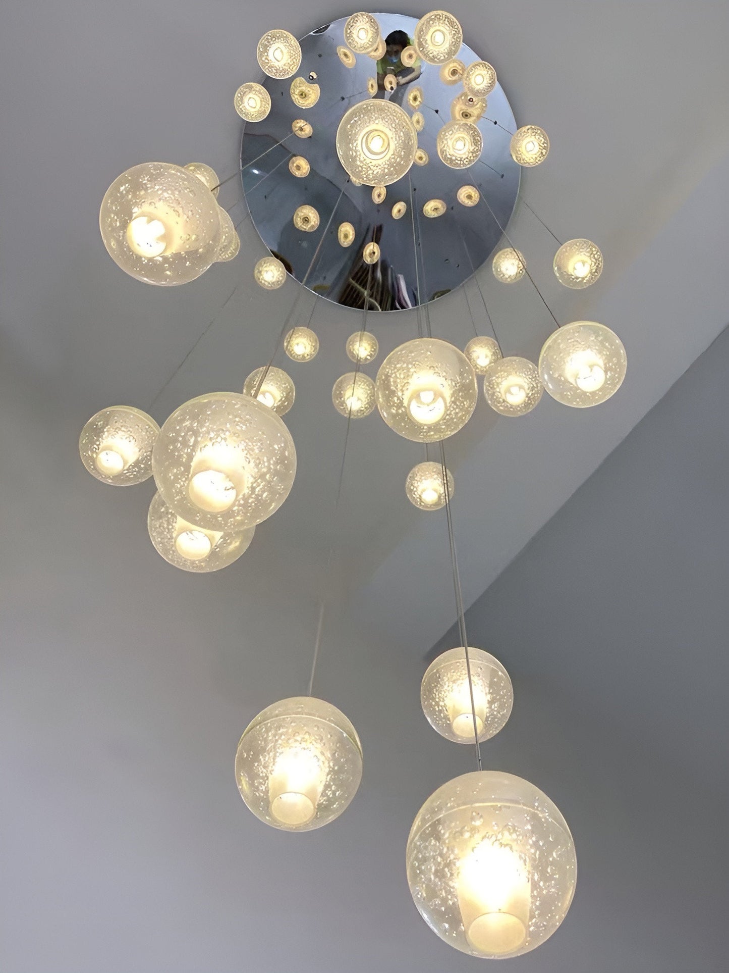Lenno | Crystal Hanging Light Fixture, 25 LightsBy Miron Demid LLC
