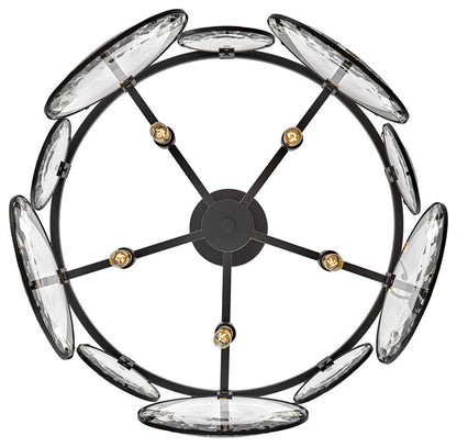 Fredrick Ramond Nala Small Convertible Chandelier, Black*By Hinkley