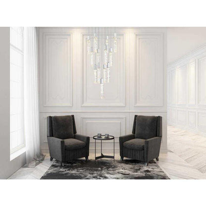 Aurora 13 Light Pendant, ChromeBy Elegant Furniture & Lighting