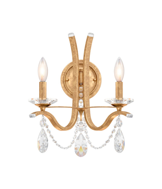 Schonbek Va8332N-26H 2 Light Crystal Sconce, French GoldBy Schonbek