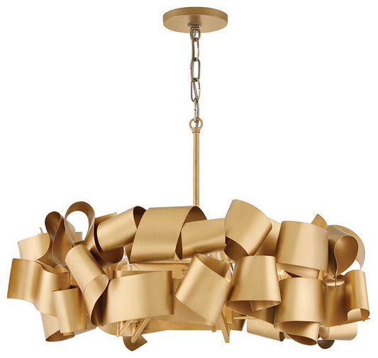 Ferro Modern Chandelier, GoldBy Morsale.com