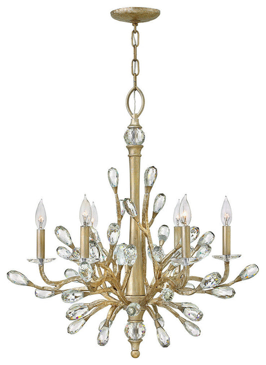 Eve Medium Single Tier Chandelier, Champagne GoldBy Hinkley