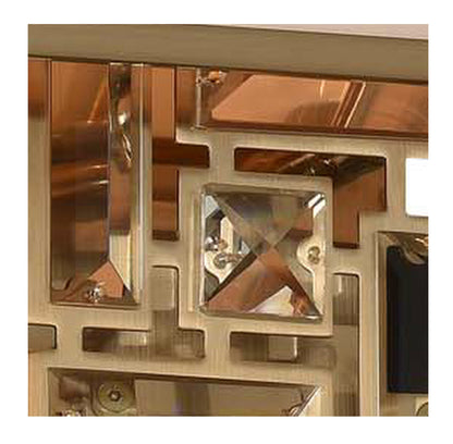 Apollo 37x35" 10-Light Contemporary, Brushed Champagne GoldBy Allegri Crystal by Kalco Lighting