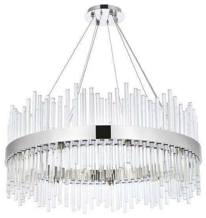 Elegant Lighting Dallas Chandelier, Chrome, 36.00By Elegant Furniture & Lighting