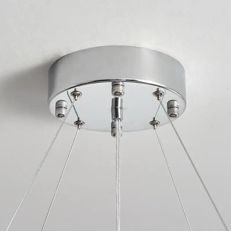 Gio Collection Polished Chrome Crystal ChandelierBy MORSALE