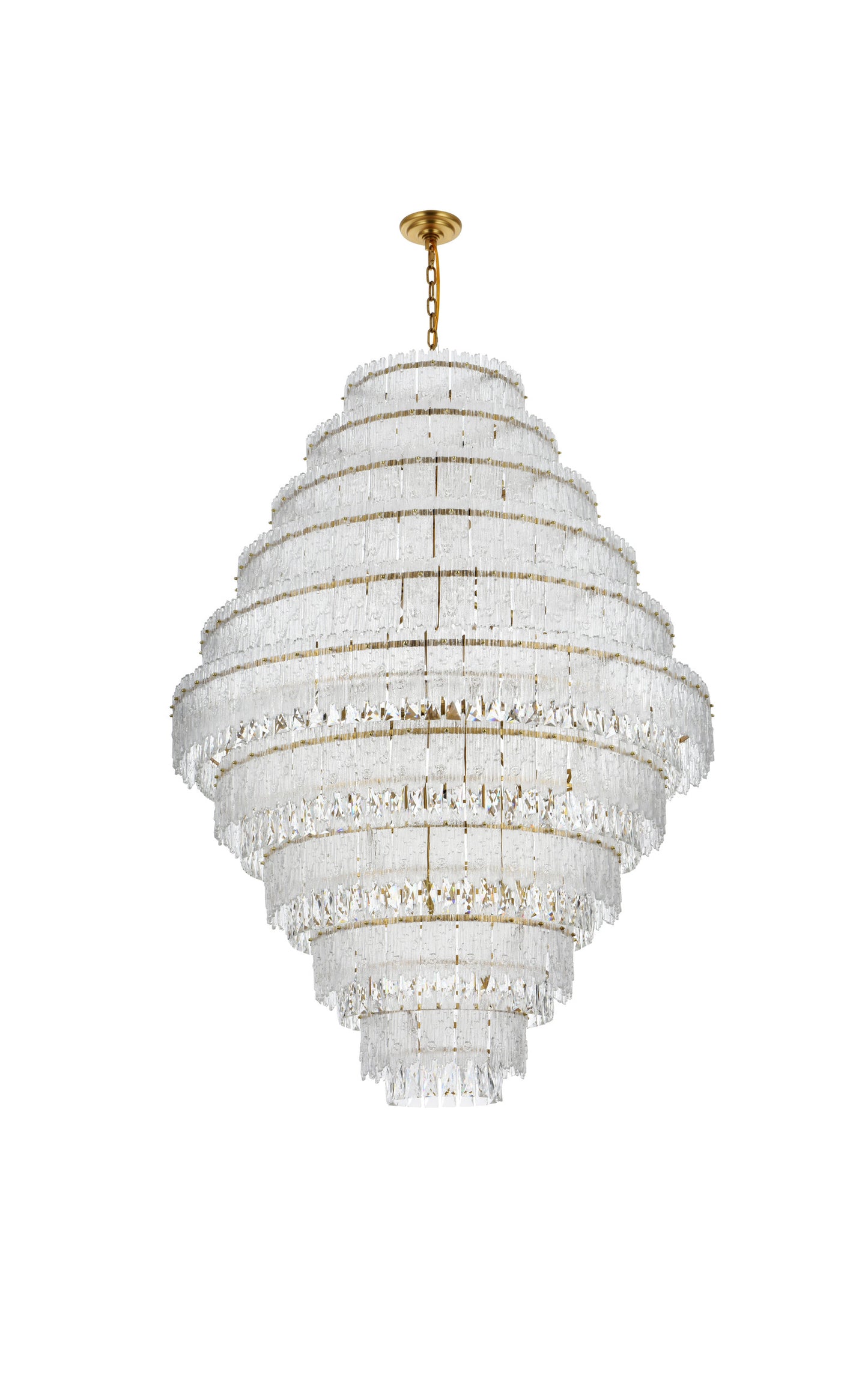 Home Living 42" Chandelier, Satin GoldBy Home Living