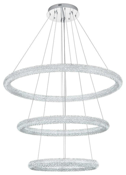 Bowen 3 Light Chandelier, ChromeBy Elegant Furniture & Lighting