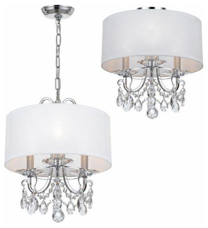 Othello 3 Light Chandelier in Classic Style, 15"Wx15"HBy Crystorama Lighting