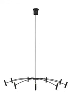 Aerial Chandelier, LED, Matte Black, 50"W (700ARL55B-LED930 70P9D5M)