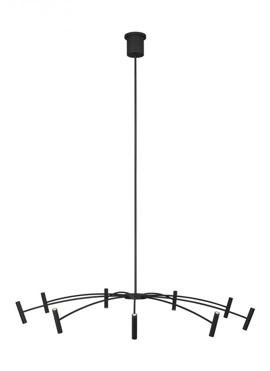 Aerial Chandelier, LED, Matte Black, 50"W (700ARL55B-LED930 70P9D5M)