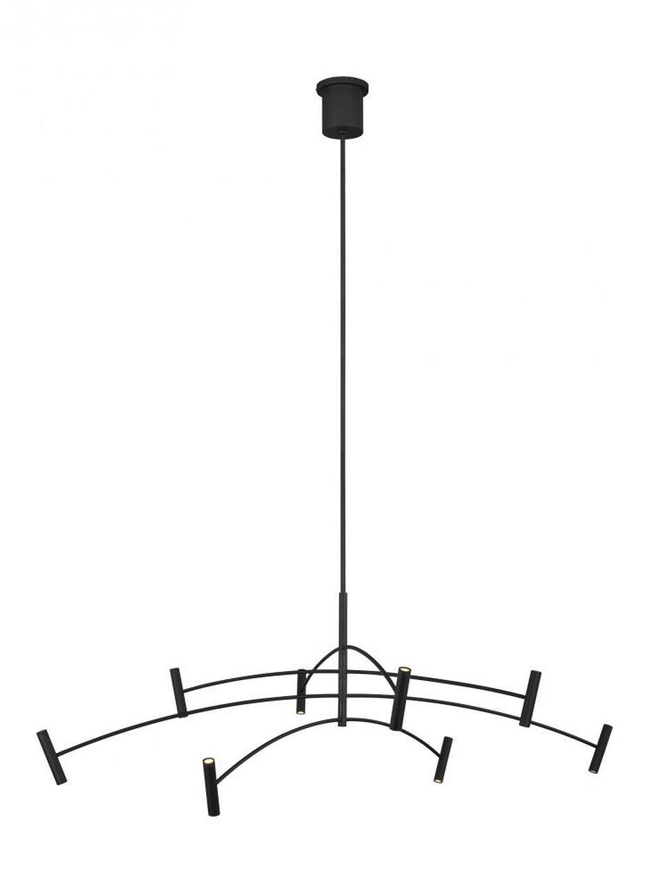 Aerial Chandelier, LED, Matte Black, 60.25"W (700ARL60B-LED930 70P9D5Q)