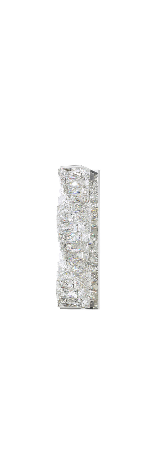 Schonbek Stw120N-Ss1S 2 Light Crystal Sconce, Stainless SteelBy Schonbek