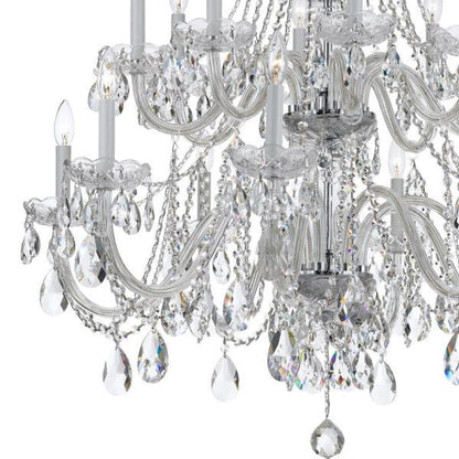 Crystal 8-Light Chandelier in Classic Style, 37"Wx34"HBy Crystorama Lighting