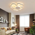 Bespoke Metal Flower LED Flush Mount Ceiling Light for Bedroom