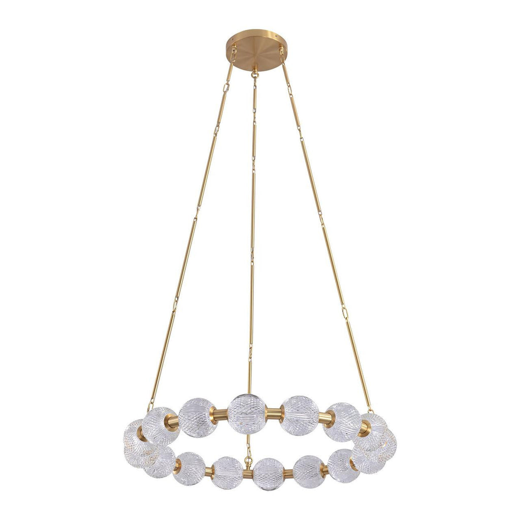 Apothecary Chandelier, 9-Light, Soft Gold, Clear Glass, 34.9"W (104360-SKT-84-ZM0572 4RY5NG)