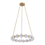 Apothecary Chandelier, 9-Light, Soft Gold, Clear Glass, 34.9"W (104360-SKT-84-ZM0572 4RY5NG)