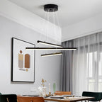 3-piece LED Strip Linear Modern Chandelier Pendant Light Hanging Lamp