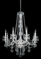 Bagatelle Chandelier, 11-Light, Heirloom Gold, Clear Heritage Crystal, 26.5"W (1248-22 13R6H)