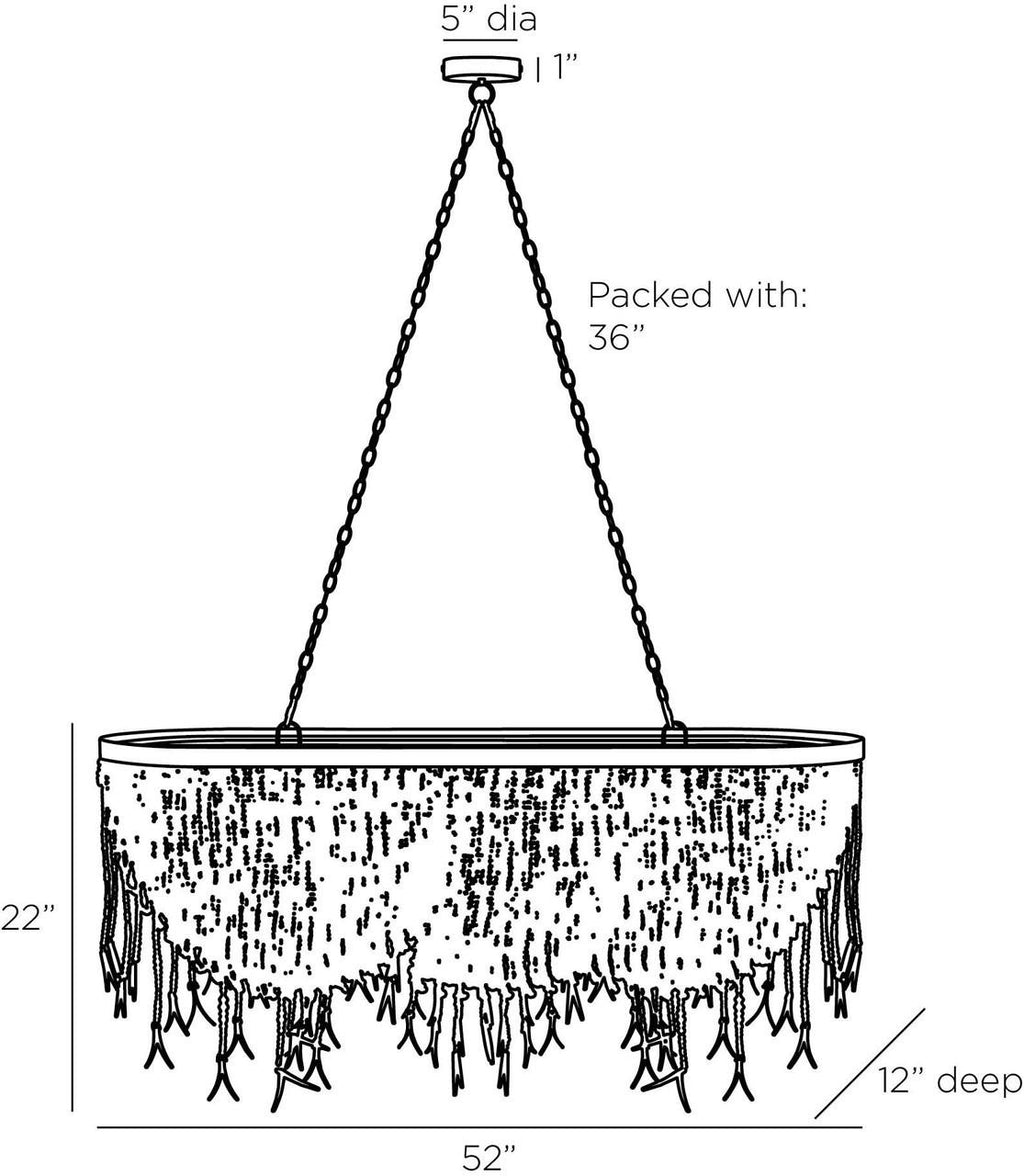 Baja Linear Chandelier