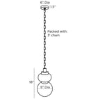 Cubed X-Large Pendant