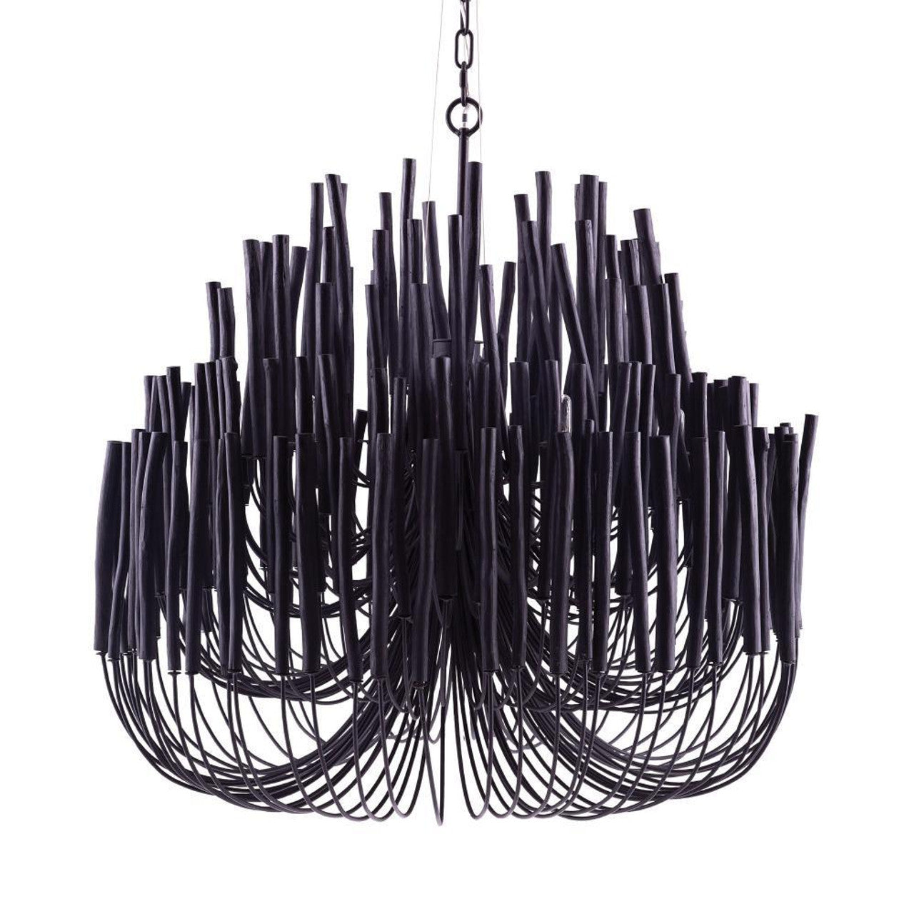 Gatsby Chandelier, 8-Light, Sterling, 21.2"H (105021-SKT-85-CR 5N8JGZ)
