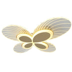 Butterflies Shaped Dimmable LED Nordic Flush Mount Lighting Ceiling Light