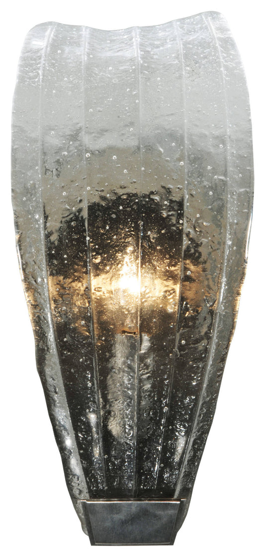 5.75W Metro Fusion Crystal Clear Glass Wall SconceBy Meyda Lighting
