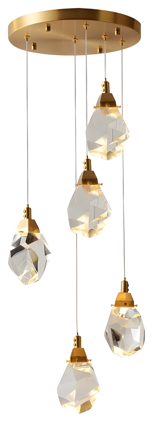 Luxury Diamond Crystal Chandelier, 14 Lights Round, DimmableBy Miron Demid LLC