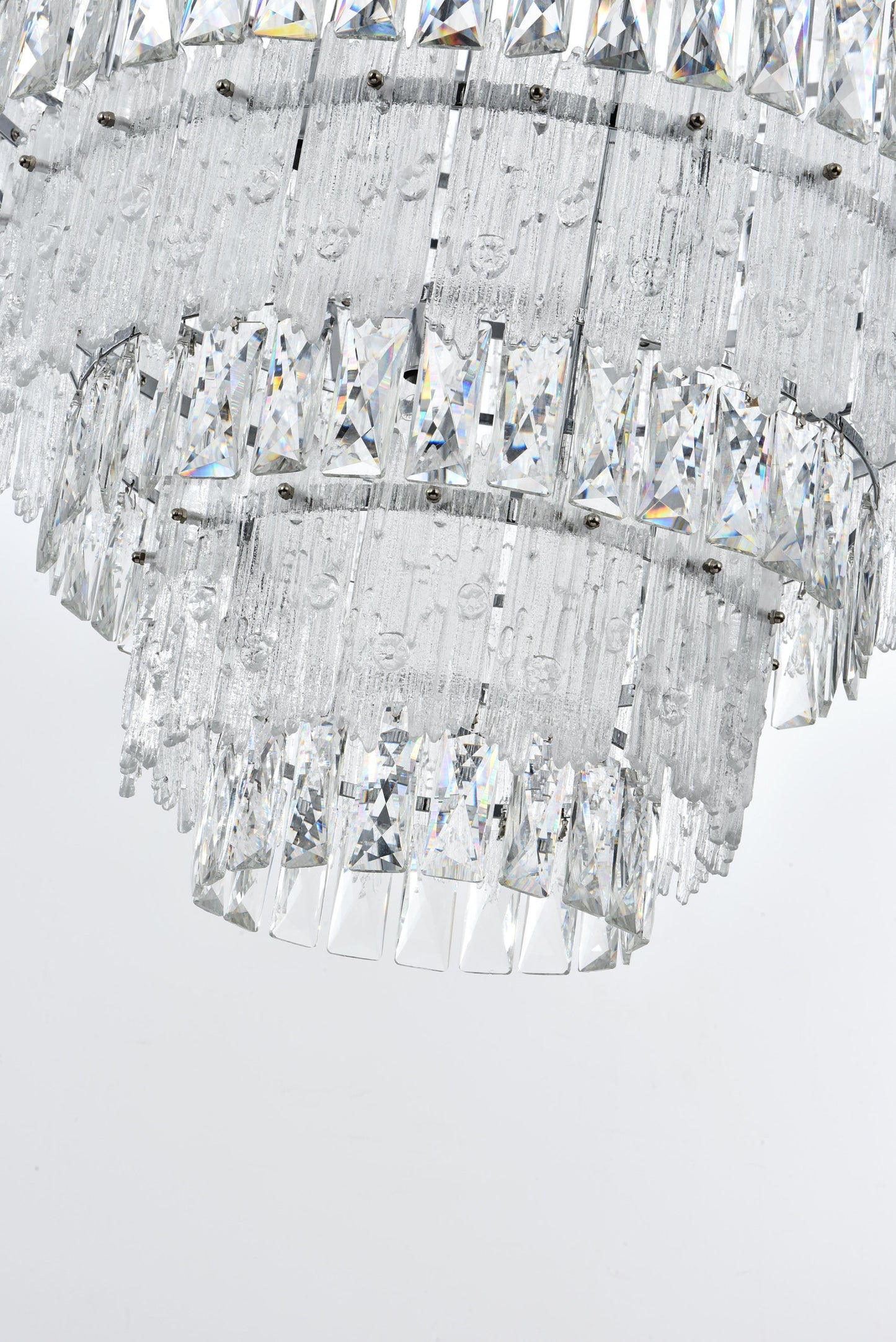 Home Living 42" Chandelier, ChromeBy Home Living