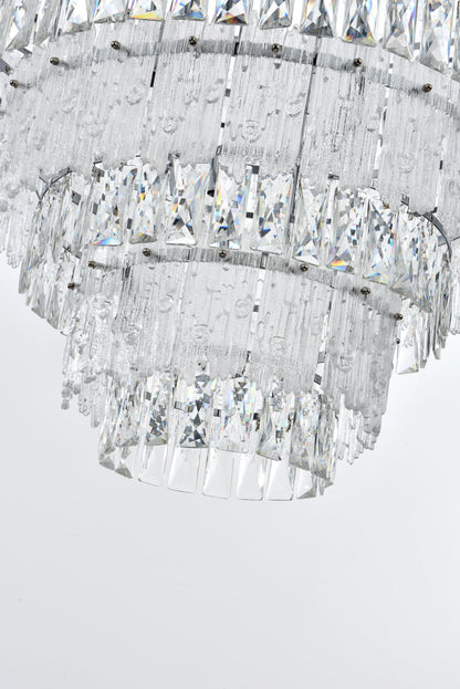 Home Living 42" Chandelier, ChromeBy Home Living