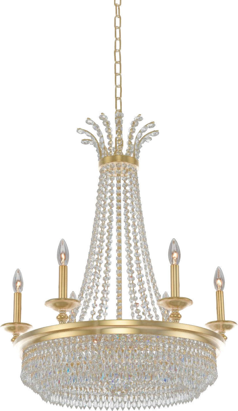 Tavo Chandelier, Winter Brass, 26"By KALCO LIGHTING
