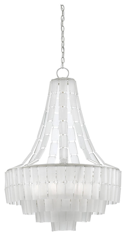 Vintner Blanc ChandelierBy Currey & Company