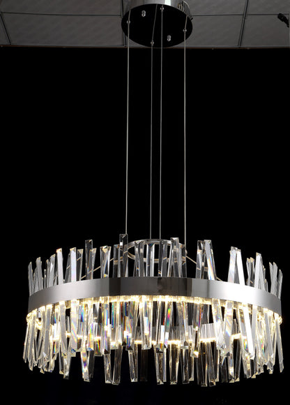 Beautiful Things Lighting Hammered Crystal Full Ring LED Chandelier BTL004By Beautiful Things Lighting