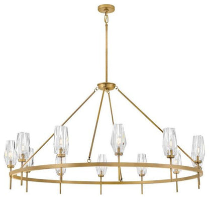 Ana 60W 12 LED Extra Large Chandelier, 32.25"Hx58"WBy Hinkley