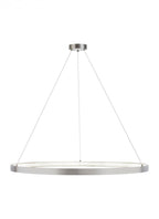 Bodiam Chandelier, 1-Light, LED, Satin Nickel, 48.5"W (700BOD48S-LED930 70P9D6C)